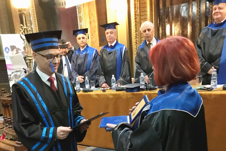 Prof. Arkadiusz Mężyk doktorem honoris causa Uniwersytetu Asachiego w Jassach
