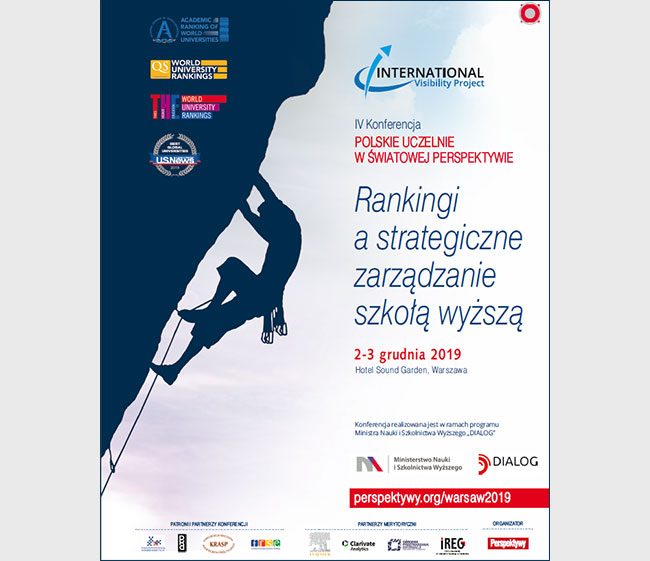 Polskie uczelnie w rankingach światowych 2019 - konferencja w Warszawie