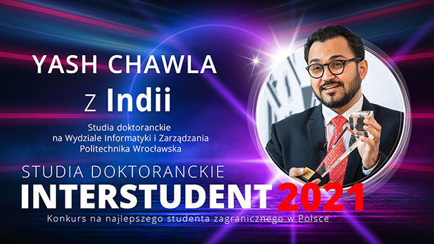 Interstudent 2021 - Studia doktoranckie: Yash Chawla