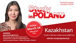 KAZACHSTAN: Wybór studiów w Polsce dobrym pomysłem