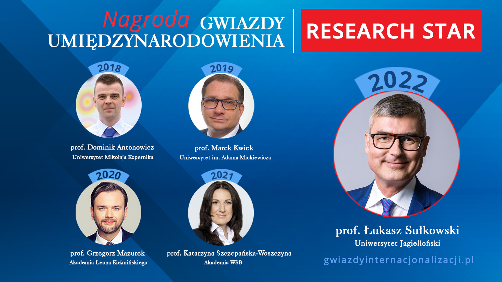 Gwiazda Badań / RESEARCH STAR 2022 - Łukasz Sułkowski