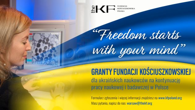  Program grantowy dla naukowców z Ukrainy